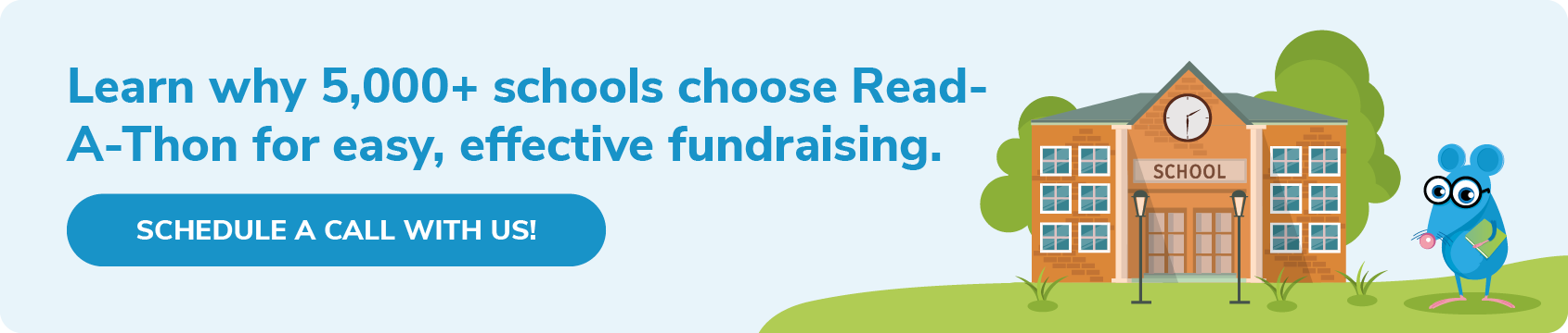 Learn why 5,000+ schools choose Read-A-Thon for easy, effective fundraising. Schedule a call!